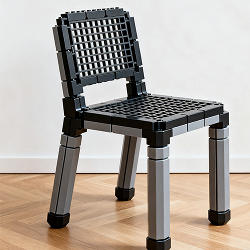 Cadeiras para móveis moldados por injeção