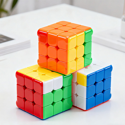 Moldagem por injeção de cubo de Rubik de plástico