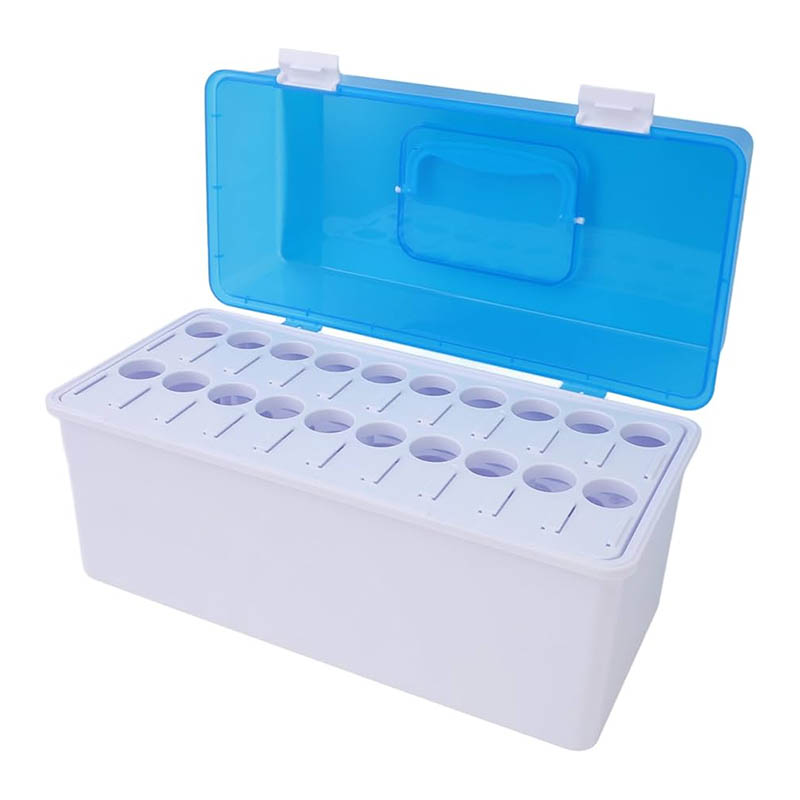 Recipientes de armazenamento de plástico para amostras de laboratório moldando