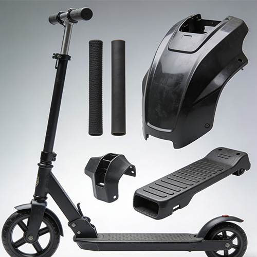 Moldagem de peças plásticas de scooter