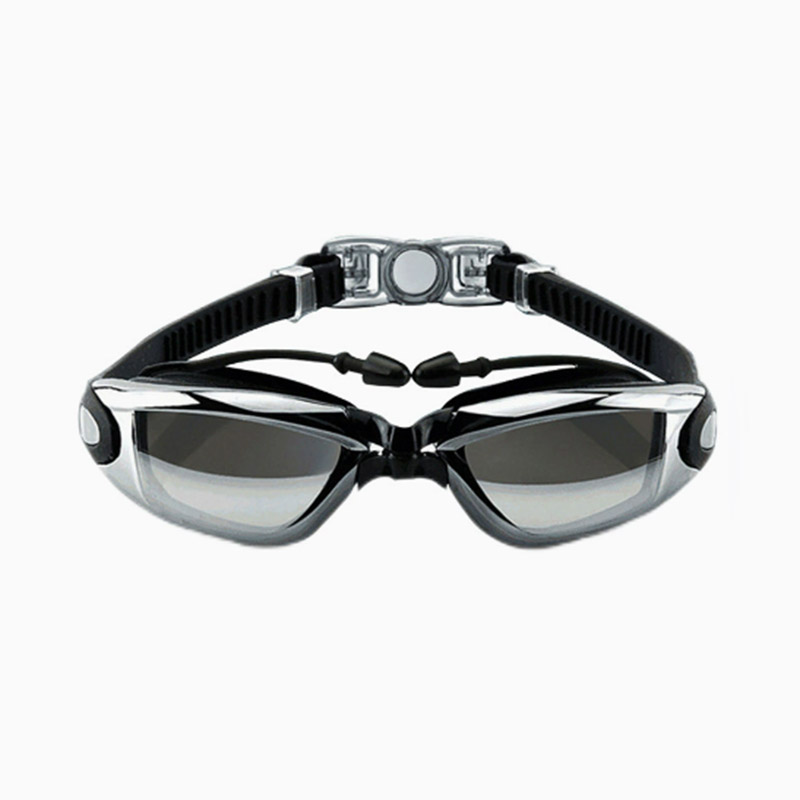 Óculos de natação e lentes e tiras de vidros moldagem